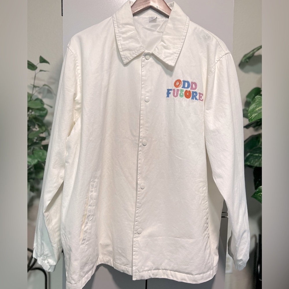 Odd Future White Coaches Jacket - image 4
